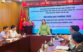 Phường Đống Đa vận hành thử nghiệm bộ máy Ban thường trực Ủy ban Mặt trận Tổ quốc