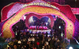 [Ảnh] Rực rỡ đêm khai mạc Festival hoa Mê Linh 2024