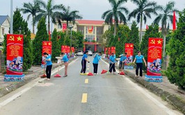 Ra quân làm đẹp cảnh quan đón chào thời khắc chính quyền địa phương 2 cấp chính thức vận hành