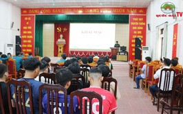 Huấn luyện Đại đội xung kích làm nhiệm vụ Phòng chống thiên tai tìm kiếm cứu nạn năm 2025