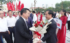 Lễ xuất quân về 5 xã mới đối với cán bộ, công chức, viên chức, người lao động cơ quan Huyện ủy, HĐND, UBND Huyện.