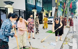 Các phường mới tổng vệ sinh chào đón ngày đầu tiên vận hành chính quyền địa phương 2 cấp