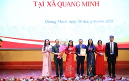 Ông Lê Sỹ Cường làm Chủ tịch Ủy ban MTTQ xã Quang Minh