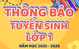 Hướng dẫn tuyển sinh đầu cấp năm học 2025 - 2026