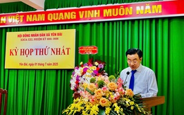 HỘI ĐỒNG NHÂN DÂN XÃ YÊN BÀI KHÓA XXI 
(NHIỆM KỲ 2021–2026) TỔ CHỨC KỲ HỌP THỨ NHẤT
