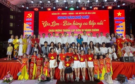 ĐẢNG ỦY - HĐND - UBND - ỦY BAN MTTQ VIỆT NAM XÃ GIA LÂM TỔ CHỨC CHƯƠNG TRÌNH NGHỆ THUẬT “GIA LÂM – BẢN HÙNG CA TIẾP NỐI” CHÀO MỪNG THÀNH LẬP ĐƠN VỊ HÀNH CHÍNH XÃ GIA LÂM, THÀNH PHỐ HÀ NỘI