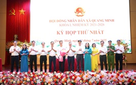 Kỳ họp thứ nhất HĐND xã Quang Minh nhiệm kỳ 2021-2026 thông qua nhiều nghị quyết quan trọng