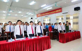 Công bố các quyết định về tổ chức bộ máy và nhân sự xã Chương Dương