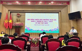 HĐND Phường Ngọc Hà tổ chức thành công kỳ họp thứ nhất  khóa I, nhiệm kỳ 2021-2026