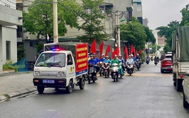 Phường Lĩnh Nam ra quân tuyên truyền về thành lập chính quyền 02 cấp