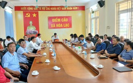 Đoàn đại biểu Quốc hội thành phố Hà Nội tiếp xúc với cử tri đơn vị bầu cử số 8 sau Kỳ họp thứ chín, Quốc hội khóa XV.