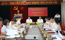 Hội đồng nhân dân phường Yên Sở họp kỳ họp thứ Hai
