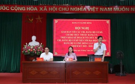 Hội nghị giao ban giữa Thường trực Đảng ủy với các Chi, Đảng bộ trực thuộc