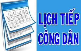Lịch tiếp công dân của Bí thư Đảng ủy và Chủ tịch UBND xã Thạch Thất
