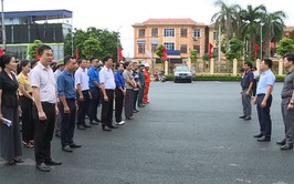 Xã Phúc Thọ chỉnh trang cảnh quan, đảm bảo TTATGT chào mừng Đại hội Đảng bộ xã nhiệm kỳ 2025-2030