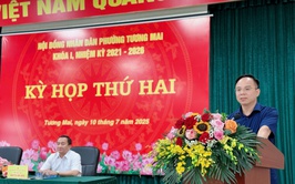 Kỳ họp thứ hai HĐND phường Tương Mai, khoá I, Nhiệm kỳ 2021-2026