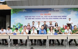 Phường Cửa Nam ra quân đảm bảo trật tự đô thị, vệ sinh môi trường
