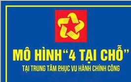 Điểm phục vụ hành chính công phường Thượng Cát thực hiện mô hình 