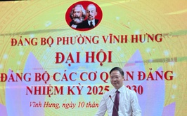 CÁC CƠ SỞ ĐẢNG TRỰC THUỘC ĐẢNG BỘ PHƯỜNG VĨNH HƯNG TỔ CHỨC THÀNH CÔNG ĐẠI HỘI