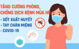 Tăng cường phòng, chống dịch bệnh mùa hè: Sốt xuất huyết, tay chân miệng và Covid-19