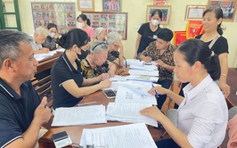 Phòng Văn hóa - Xã hội xã Hoài Đức triển khai kê khai hồ sơ đề nghị hưởng trợ cấp hưu trí xã hội trên địa bàn xã Hoài Đức