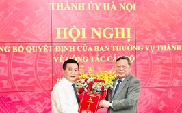 Đồng chí Lê Trung Kiên được phân công làm Phó Trưởng ban Tổ chức Thành ủy Hà Nội