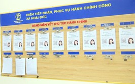 THÔNG BÁO: Trụ sở Điểm tiếp nhận, phục vụ hành chính công xã Hoài Đức