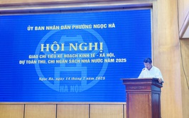Phường Ngọc Hà tổ chức hội nghị giao chỉ tiêu năm 2025