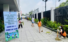 Trường tiểu học Trần Phú đồng loạt ra quân hưởng ứng phong trào 