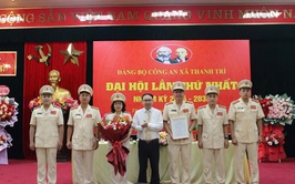 CÔNG AN XÃ THANH TRÌ TỔ CHỨC THÀNH CÔNG ĐẠI HỘI ĐẢNG BỘ LẦN THỨ I, NHIỆM KỲ 2025 – 2030