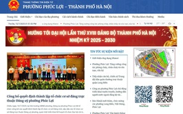 Hà Nội: triển khai tuyên truyền trên 126 trang thông tin điện tử cấp phường, xã sau sắp xếp