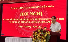 Hội nghị giao chỉ tiêu kế hoạch phát triển kinh tế - xã hội và dự toán thu - chi ngân sách phường Yên Hòa năm 2025