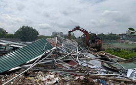 Phường Khương Đình tiếp tục ra quân xử lý vi phạm về trật tự xây dựng trên đất nông nghiệp