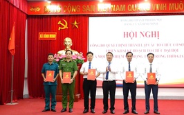 Đảng ủy xã Bình Minh tổ chức Hội nghị Công bố quyết định thành lập các tổ chức Đảng trực thuộc và triển khai một số nhiệm vụ trọng tâm