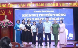 PHƯỜNG BA ĐÌNH TỔ CHỨC HỘI NGHỊ TRUYỀN THÔNG HƯỞNG ỨNG 38 NĂM NGÀY DÂN SỐ THẾ GIỚI 11/7