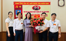 Đại hội Chi bộ lần thứ nhất các cơ quan Đảng và cơ quan UBND xã Vân Đình thành công tốt đẹp