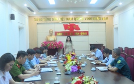 ĐẢNG ỦY XÃ LÀM VIỆC VỚI TIỂU BAN PHỤC VỤ ĐẠI HỘI