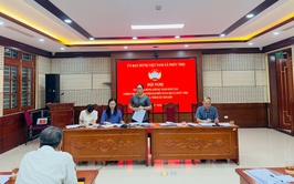 UBMTTQVN xã Phúc Thọ tổ chức Hội nghị lấy ý kiến góp ý vào Dự thảo Báo cáo chính trị trình Đại hội Đảng bộ xã lần thứ Nhất
