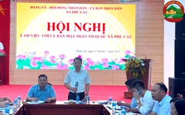 MTTQ xã Phú Cát phát huy vai trò sau sáp nhập, đồng hành cùng cấp ủy trong thực hiện nhiệm vụ chính trị