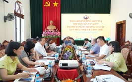 Phiên họp thứ 3 Tiểu ban Văn kiện Đại hội Đảng bộ phường Sơn Tây