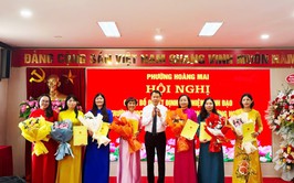 PHƯỜNG HOÀNG MAI TỔ CHỨC HỘI NGHỊ CÔNG BỐ CÁC QUYẾT ĐỊNH BỔ NHIỆM LÃNH ĐẠO CÁC TRƯỜNG CÔNG LẬP TRÊN ĐỊA BÀN PHƯỜNG
