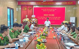 THƯỜNG TRỰC ĐẢNG UỶ LÀM VIỆC VỚI CÔNG AN XÃ TRIỂN KHAI NHIỆM VỤ 6 THÁNG CUỐI NĂM VÀ DỰ KIẾN CHƯƠNG TRÌNH CÔNG TÁC NHIỆM KỲ 2025-2030
