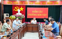 Sơn Tây tham dự hội nghị trực tuyến đánh giá tình hình triển khai vận hành mô hình chính quyền địa phương 2 cấp