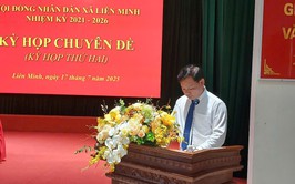 HĐND xã Liên Minh tổ chức Kỳ họp Chuyên đề (Kỳ họp lần thứ 2) HĐND xã Khóa 1, Nhiệm kỳ 2021- 2026
