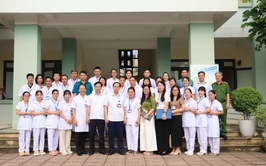 Ban thường vụ Đảng ủy Phú Nghĩa làm việc với tập thể lãnh đạo, viên chức, nhân viên Trạm Y tế xã