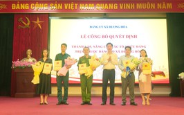 Đảng uỷ xã Dương Hoà công bố Quyết định thành lập, nâng cấp các tổ chức cơ sở Đảng và triển khai một số nhiệm vụ trọng tâm