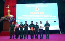 Hội CCB xã Thanh Oai: Công bố Quyết định thành lập Hội và phát động phong trào CCB gương mẫu 6 tháng cuối năm 2025