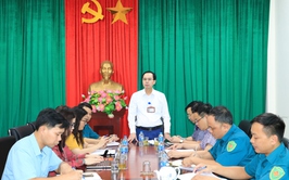 Ban thường vụ Đảng ủy Phú Nghĩa thăm và làm việc với cán bộ chiến sĩ Ban Chỉ huy quân sự xã