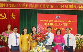 Chi bộ cơ quan Ủy ban kiểm tra Đảng ủy xã Phú Nghĩa tổ chức thành công Đại hội lần thứ I, nhiệm kỳ 2025-2030