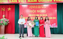 TIN PHÓNG SỰ: 
HỘI NGHỊ CÔNG BỐ VỀ CÔNG TÁC CÁN BỘ VÀ CÔNG BỐ GIAO DỰ TOÁN NGÂN SÁCH PHƯỜNG TƯƠNG MAI NĂM 2025